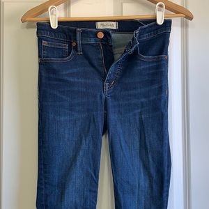 9” High Rise Skinny Madewell Jeans